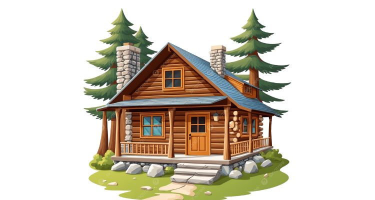 کلبه چوبی در رشت